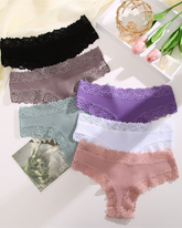Shesways® Cotton Lace Low Rise Brazilian Bikini