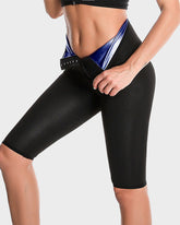Shesways® Women's 5/8 Length Zippered Sauna Pants for Intense Workouts