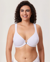 Women's Front Closure Posture Support Underwire Seamless Bra