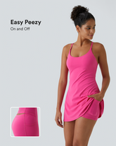 Plush Backless Active Dress – Easy Peezy Edition