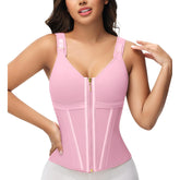 Enhanced Shaping Corset Top — Slimming Waist Trainer & Push-Up Vest