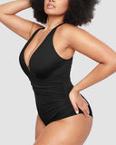 Shesways® Smart Sculpt Plunge Swimsuit Flatter Your Figure