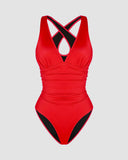 Shesways® Smart Sculpt Plunge Swimsuit Flatter Your Figure