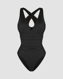 Shesways® Smart Sculpt Plunge Swimsuit Flatter Your Figure
