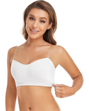 Shesways® Strapless Non-Slip Bandeau Bra – Wireless, Padded, with Removable Straps