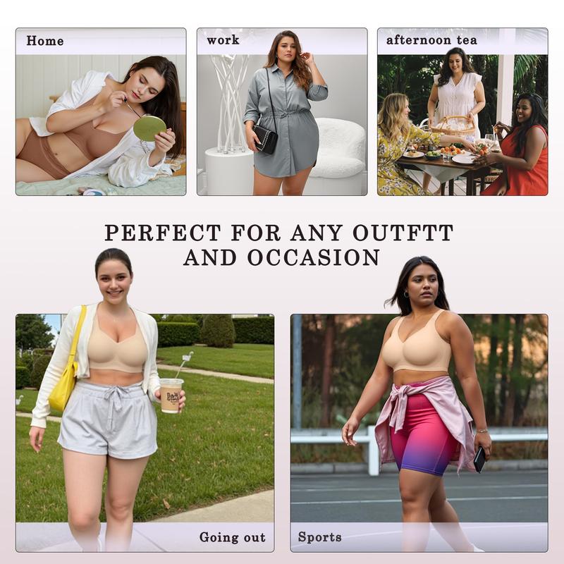 Shesways® Wirefree Full Coverage Bra