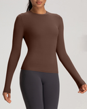 Inbarely Soft Single-Layer Long Sleeve Shirt