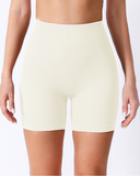 Shesways® Seamless Ribbed High Waist Workout Shortss