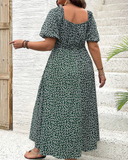 Shesways® Plus Size Floral Summer Dress