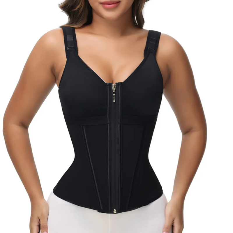 Shesways® Enhanced Shaping Corset Top — Slimming Waist Trainer & Push-Up Vest