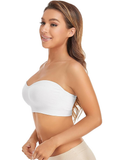 Shesways® Strapless Non-Slip Bandeau Bra – Wireless, Padded, with Removable Straps