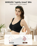 Shesways® Comfort Full Coverage Wireless Lightly Lined Bra