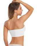 Shesways® Strapless Non-Slip Bandeau Bra – Wireless, Padded, with Removable Straps