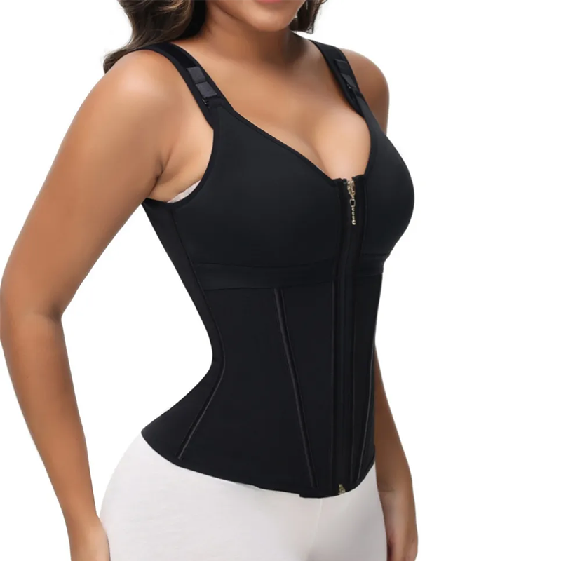 Shesways® Enhanced Shaping Corset Top — Slimming Waist Trainer & Push-Up Vest