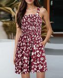 Shesways® Summer Floral Romper