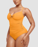 Shesways® Sculpt & Shine U-Ring Shaping Swimsuit