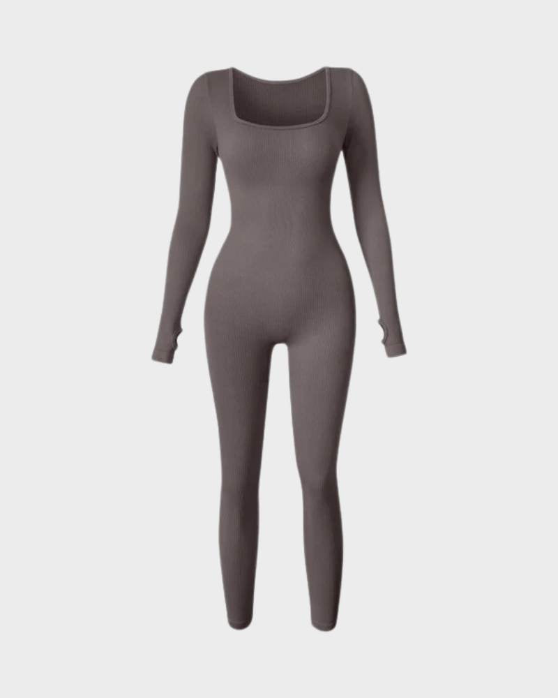 ShesWays® Long Sleeve Full Body Shaper Bodysuit