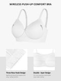 Shesways® Seamless Wireless Push Up Bra – Full Coverage Comfort