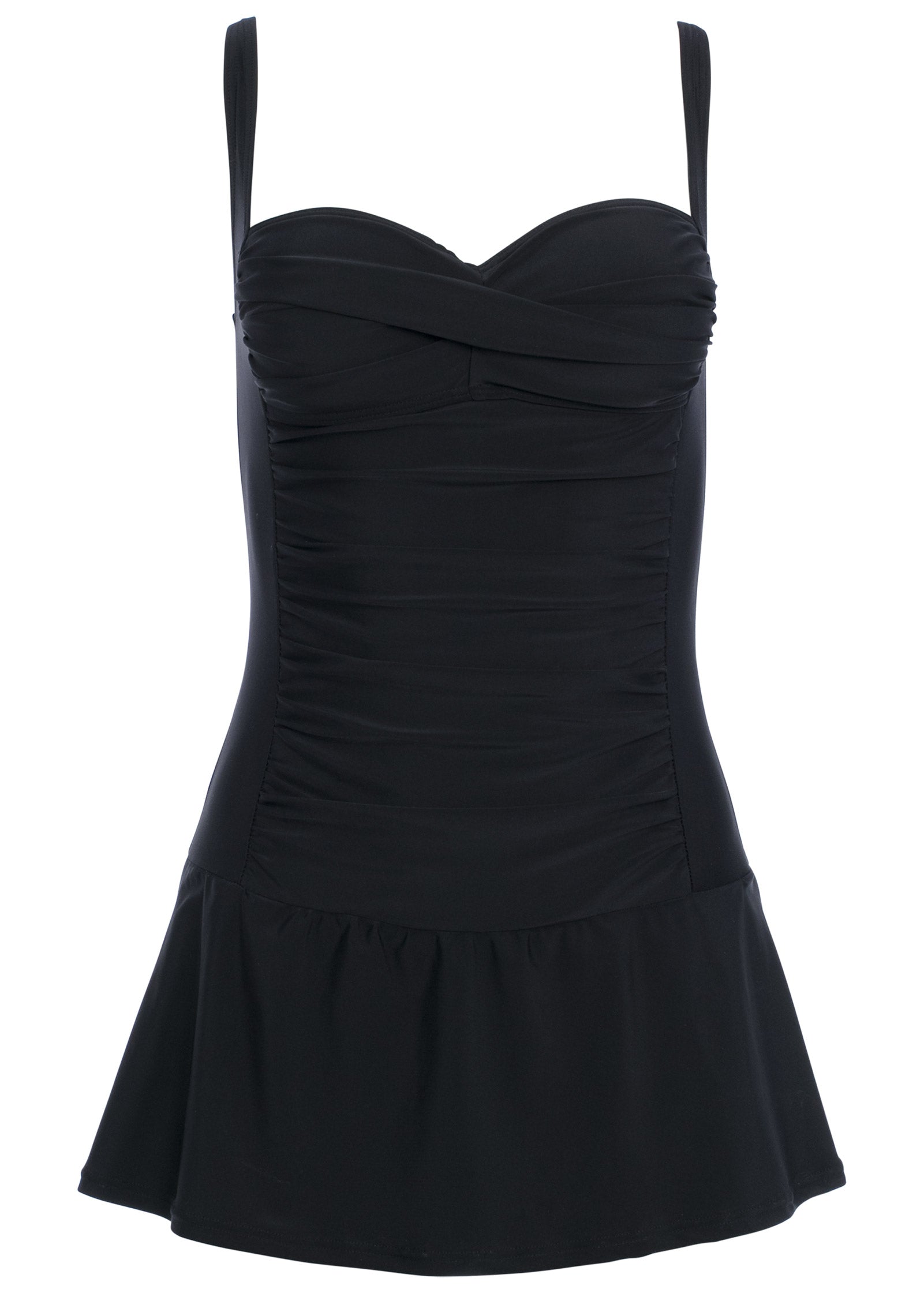 Shesways®St. Tropez Swim Dress - Black Stone