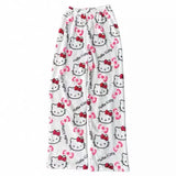 Cute Hello Kitty Pajama Pants – Cozy Y2K Loungewear