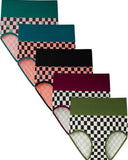 Women’s High Waisted Cotton Panties 5-Pack – Soft, Breathable Full Coverage Briefs