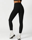Shesways®High Waist Ribbed Workout Leggings