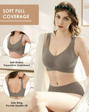 Shesways® Comfort Full Coverage Wireless Lightly Lined Bra