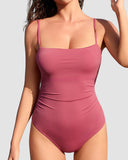Shesways® Ruched Tummy Control Sculpting Swimsuit