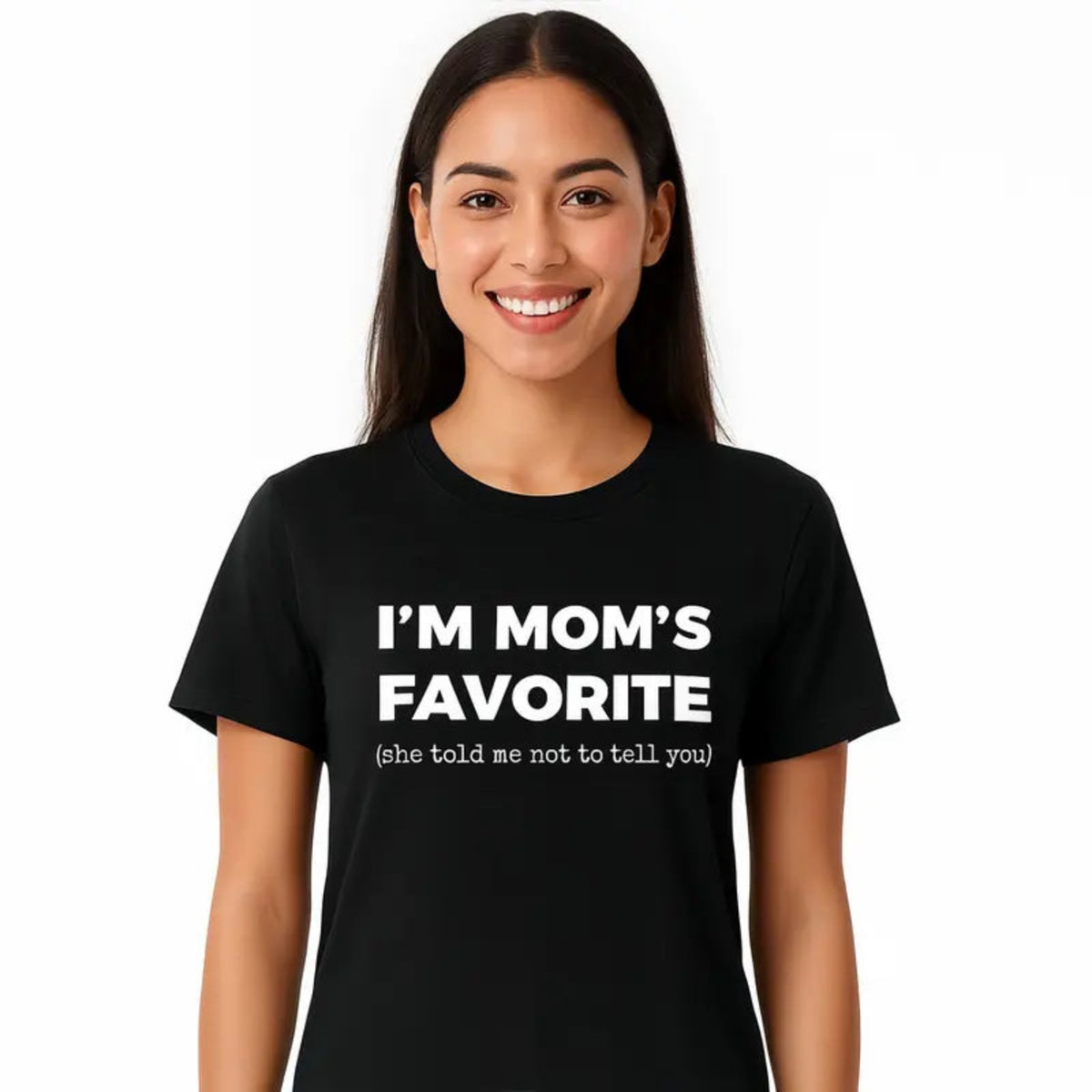 Funny “I’m Mom’s Favorite” T-Shirt – Cotton Graphic Tee