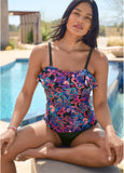 Shesways®The Eva Tankini - Tropical Flash