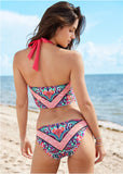 Shesways®Hanky Hem Tankini Top - Pop Paisleys