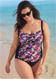 Shesways®Ruched Bra One-Piece - Island Escape