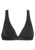 Shesways®Fixed Triangle Bikini Top - Black