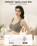 Shesways® Comfort Full Coverage Wireless Lightly Lined Bra