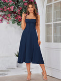 Shesways® Ruched Bust Split Thigh Cami Dress