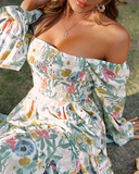 Shesways® Vintage-Inspired Belted Maxi Dress