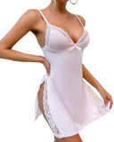 Women’s Lace Sleepwear & Lingerie Set – Soft Modal Nightgowns, Sexy Lace Chemise & Plus Size Options