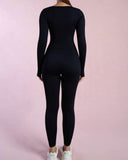 ShesWays® Long Sleeve Full Body Shaper Bodysuit