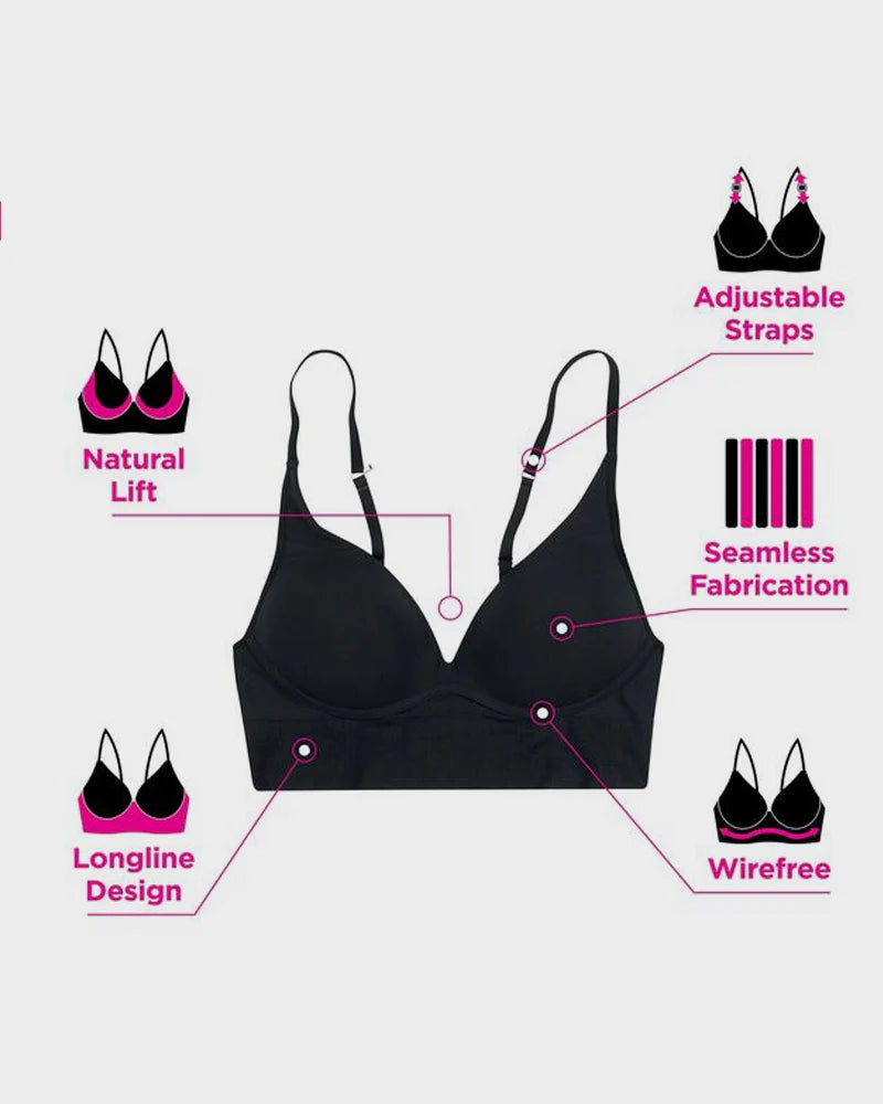 Shesways® Deep V Wireless Lift Bralette
