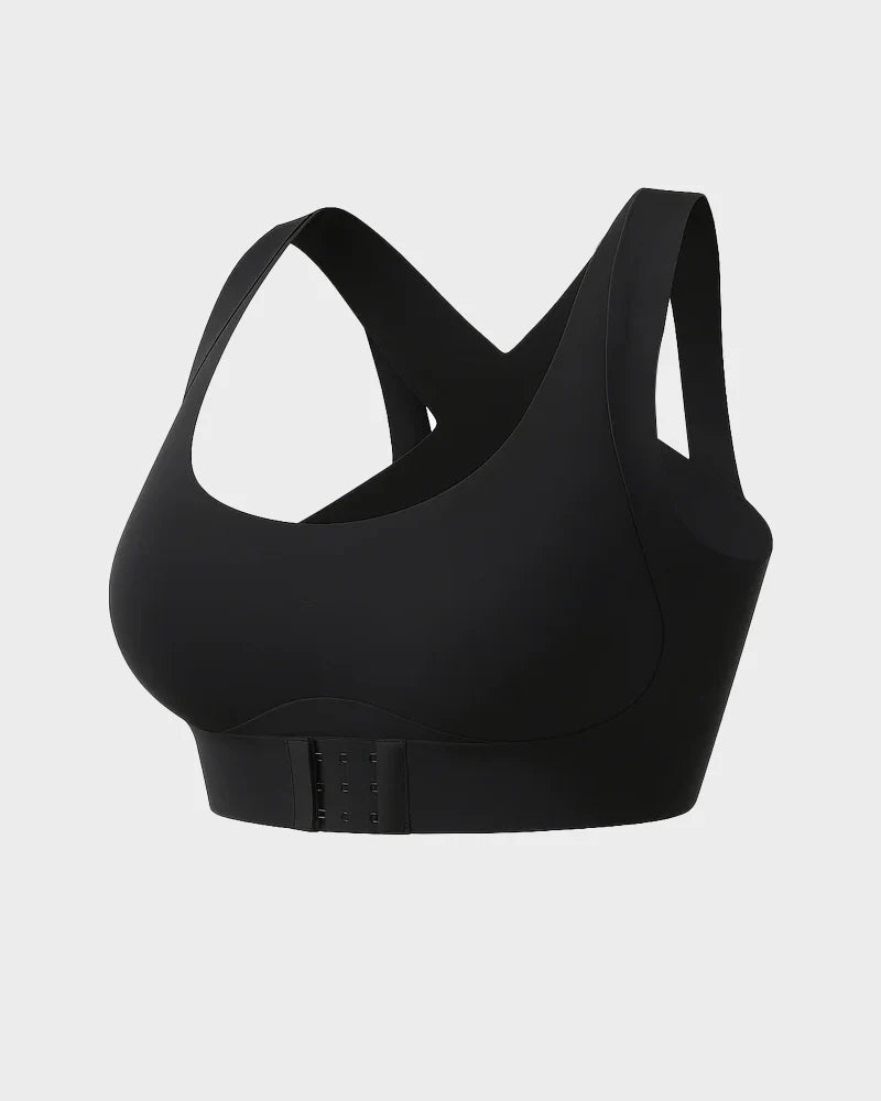 Shesways® Front Closure Cross-Back Wireless Posture Bra