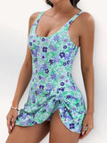 Plus Size Tummy Control Swimsuit – Slim Fit with Wide Straps