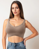 Shesways® Wireless Ribbed Bralette – Seamless, Breathable Comfort (2–4 Pack)