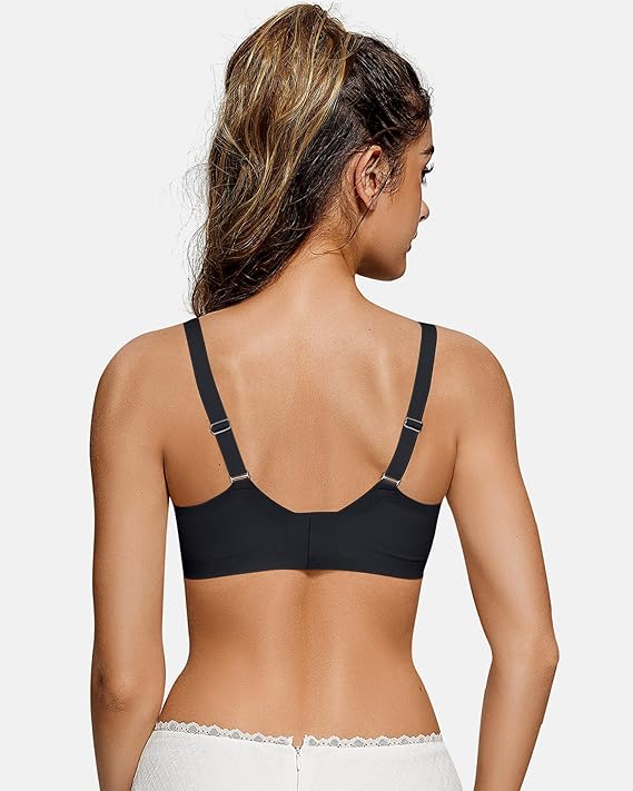 Shesways® Scalloped Wireless Bras with Mesh