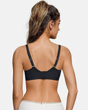 Shesways® Scalloped Wireless Bras with Mesh