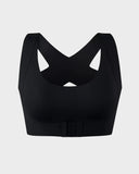 Shesways® Front Closure Cross-Back Wireless Posture Bra