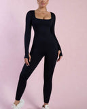 ShesWays® Long Sleeve Full Body Shaper Bodysuit