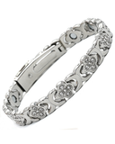 Crystal Magnetic Four-Leaf Clover Bracelet