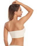 Shesways® Strapless Non-Slip Bandeau Bra – Wireless, Padded, with Removable Straps
