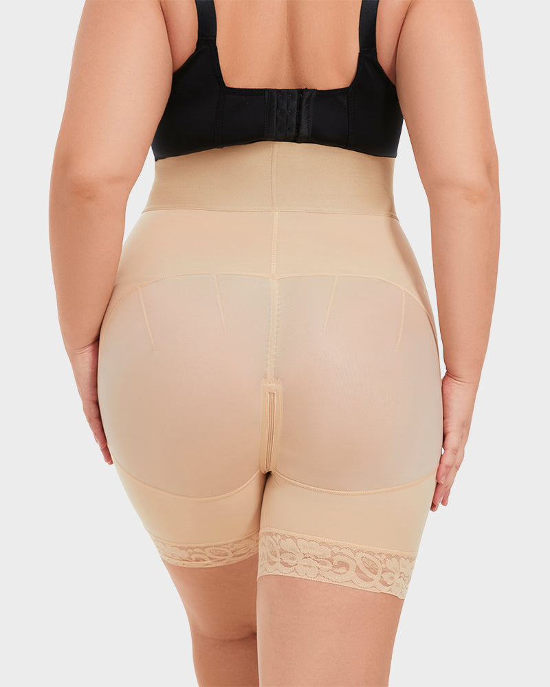 ShesWays® Boned Sculpt Ultra High Waist Shorts