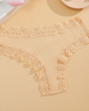 Shesways® Cotton Lace Low Rise Brazilian Bikini